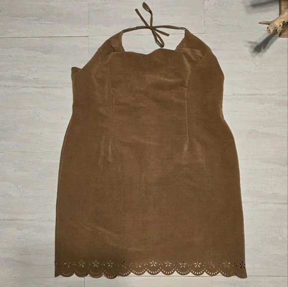 Ashley Stewart Suede Dress - Picture 1 of 6